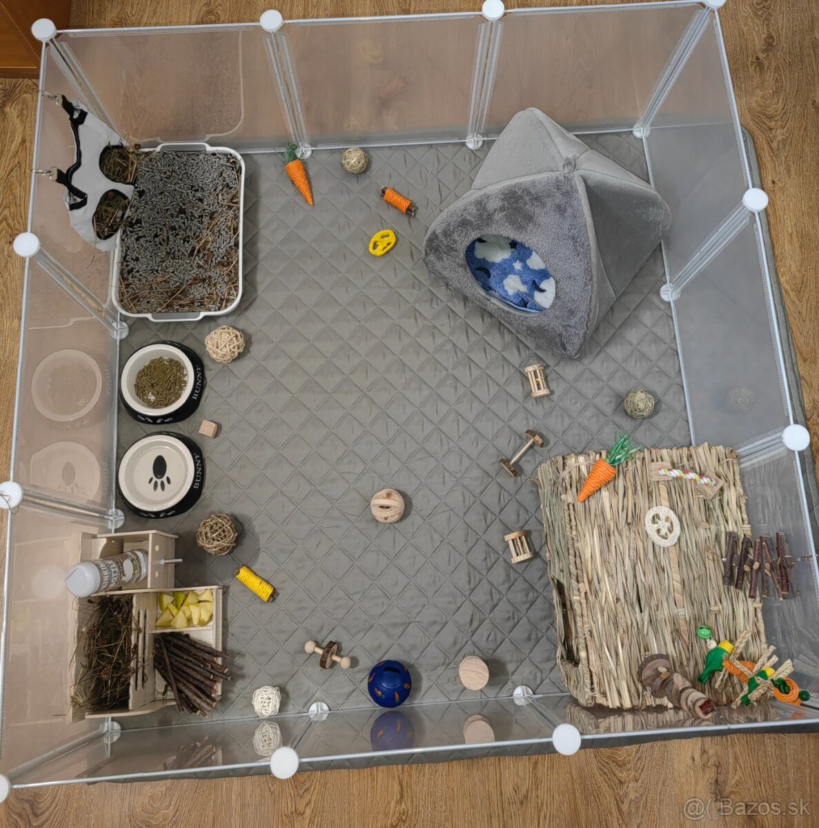 Zakrslý králik s ohradou - 5