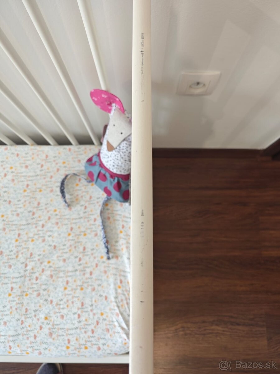 GULLIVER Detská postieľka, biela, 60x120 cm - 5