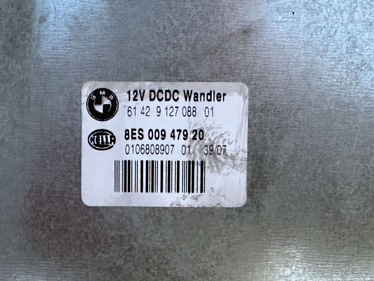 BMW DC/DC Wandler menič napätia Hella – originál - 5