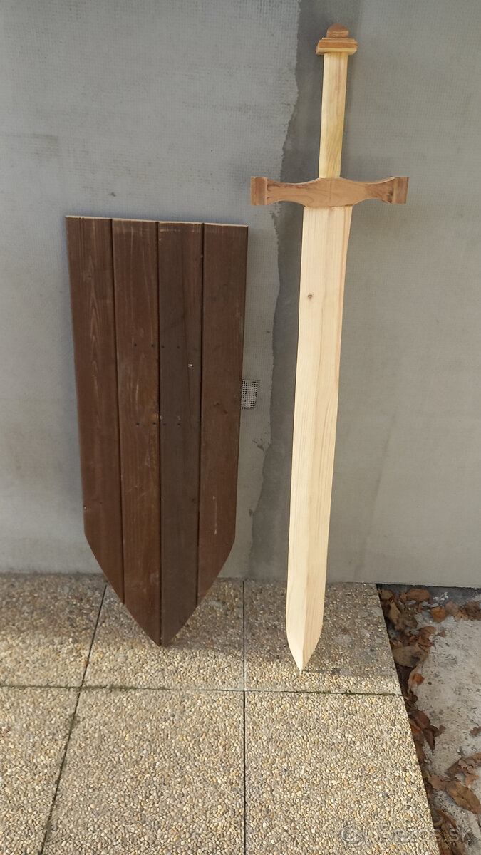 Drevený meč a štít - 5