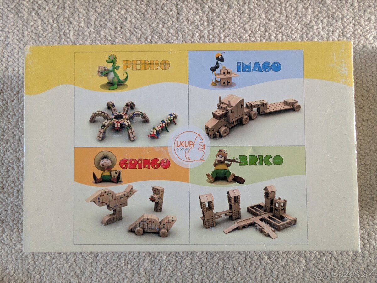 Drevená stavebnica Veva Pedro - 5