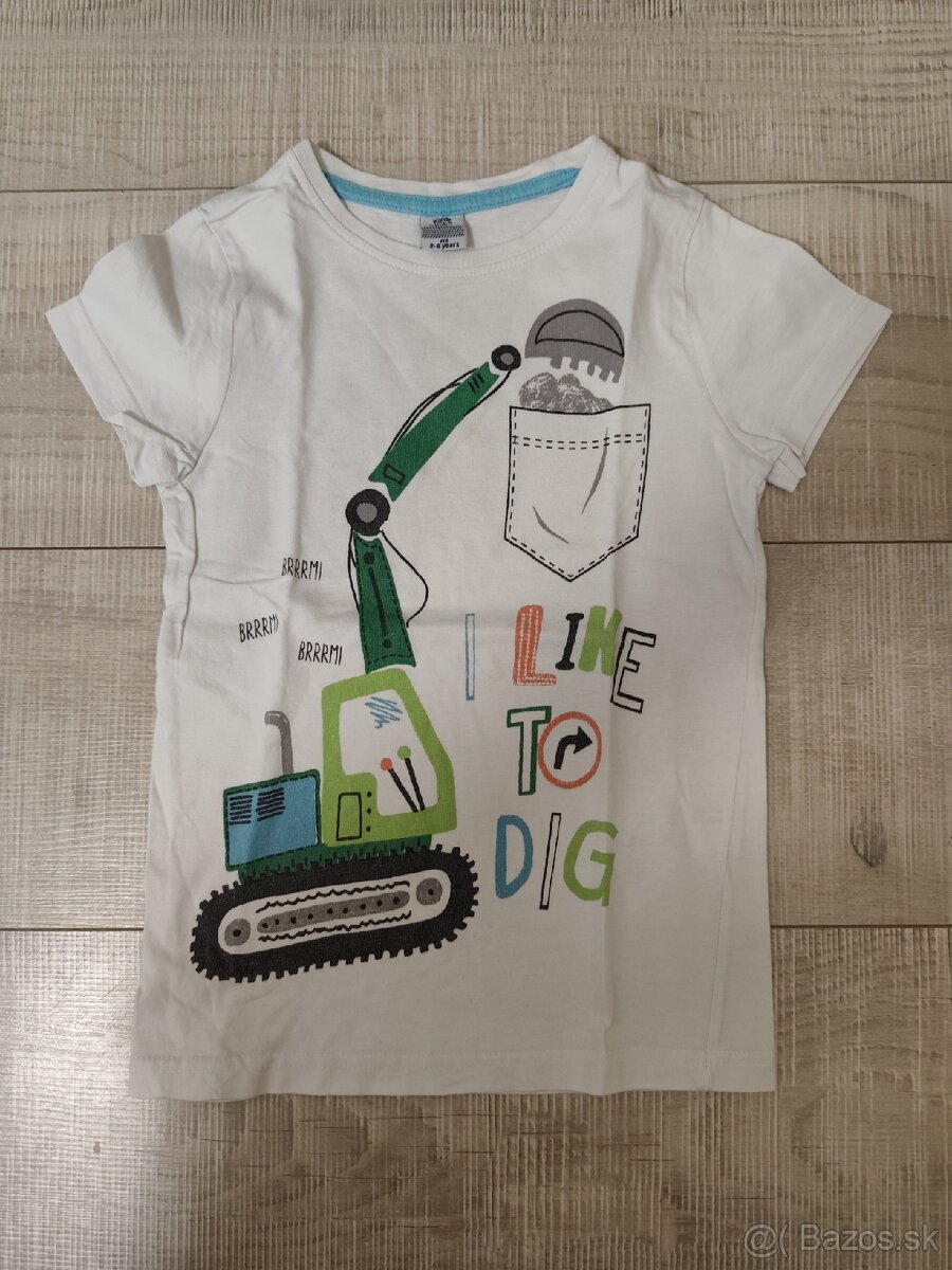 Chlapčenské tričká 4ks, veľ 116 - 5