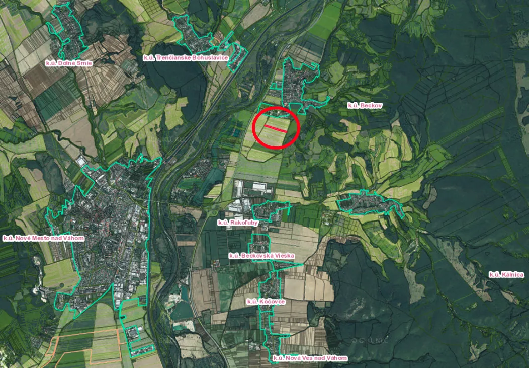 Beckov – 3.250 m2 ORNÁ PÔDA - 5