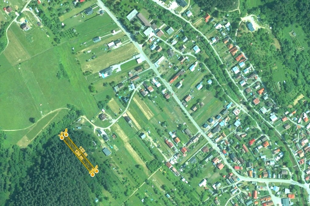 Na predaj rekreačný lesný pozemok - Brvnište. - 5