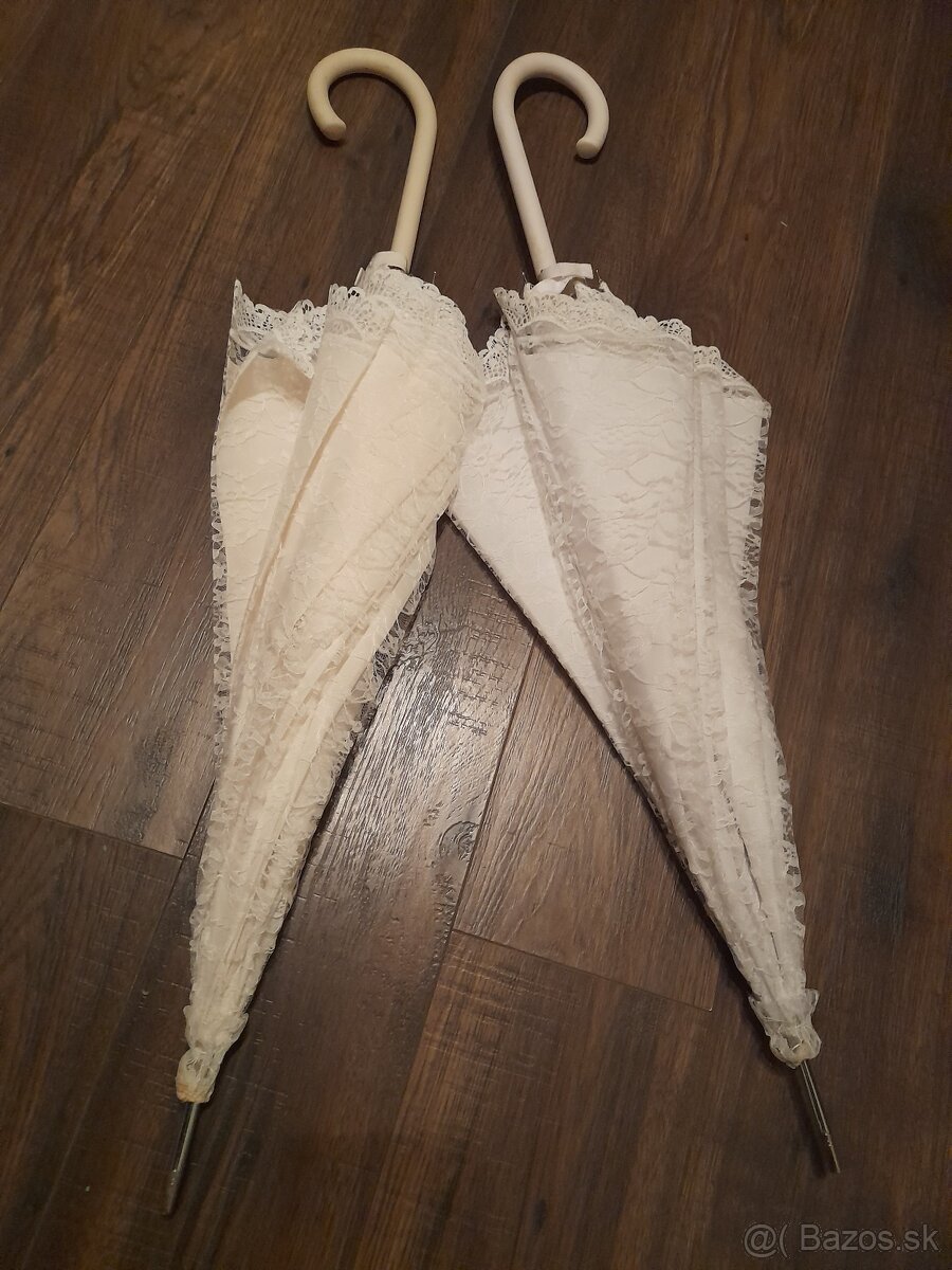 Svadobné vázy, svietniky, dáždniky, kvet do vlasov a kravata - 5