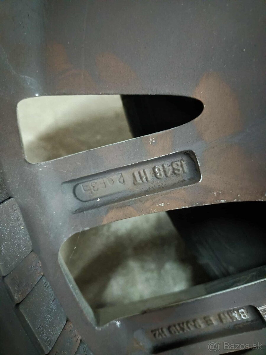 4ks alu disky BMW 5x120 R19 + pneu - 5