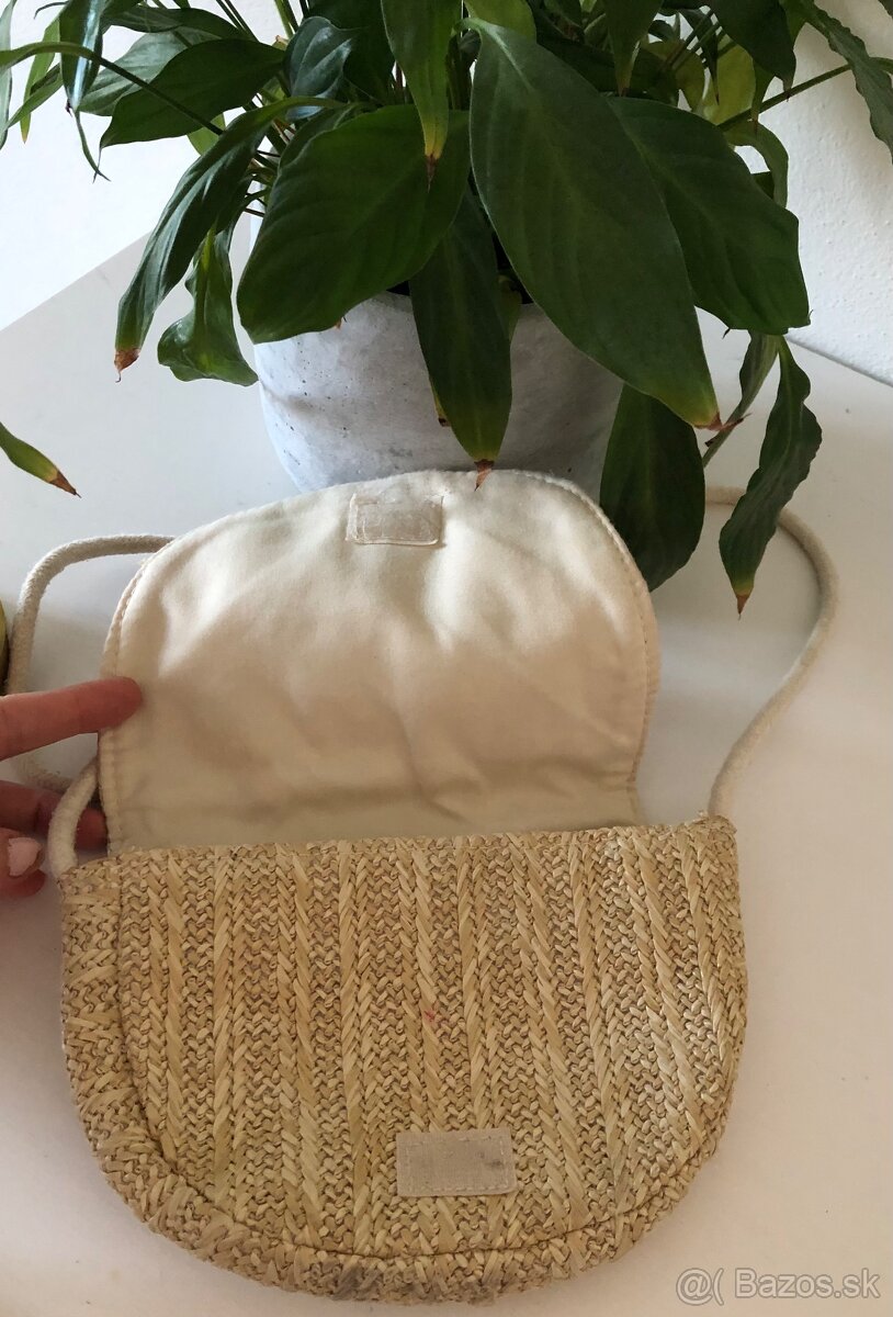 ————-Malá detská slamená kabelka psík, 4 E———- - 5