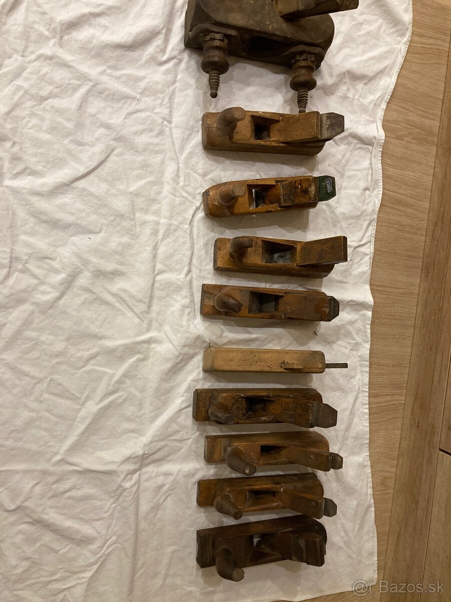 Drevený hoblik, drevené svorky - 5