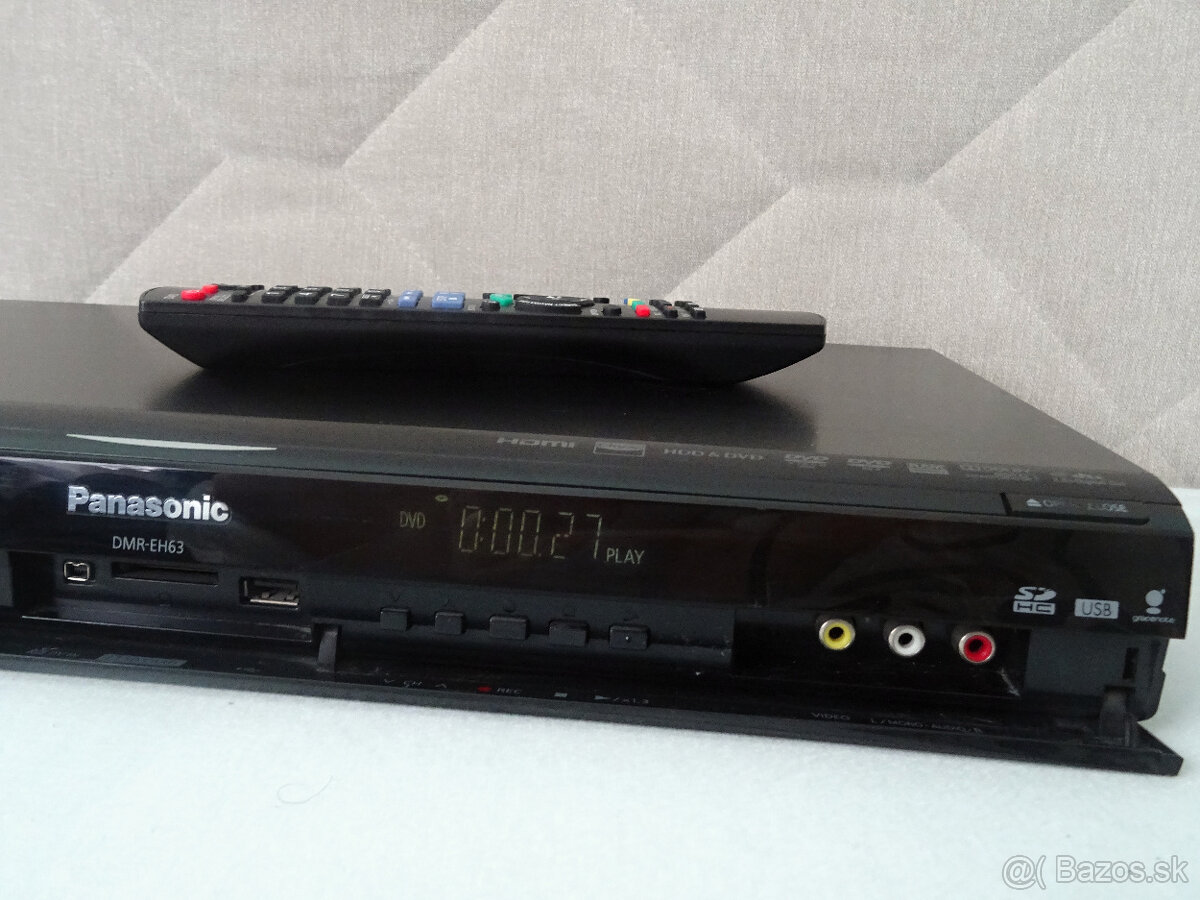 ⭐ DVD rekordér PANASONIC DMR-EH63- 250 GB HDD -HDMI -USB ⭐ - - 5