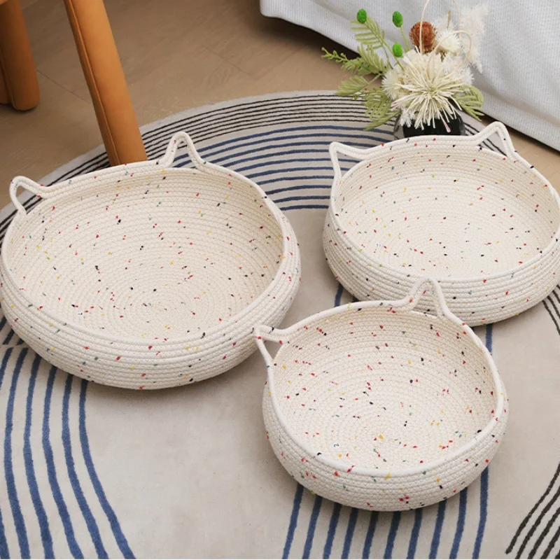 Pelech hniezdo – biela žihaná, veľkosť L do 10kg. - 5