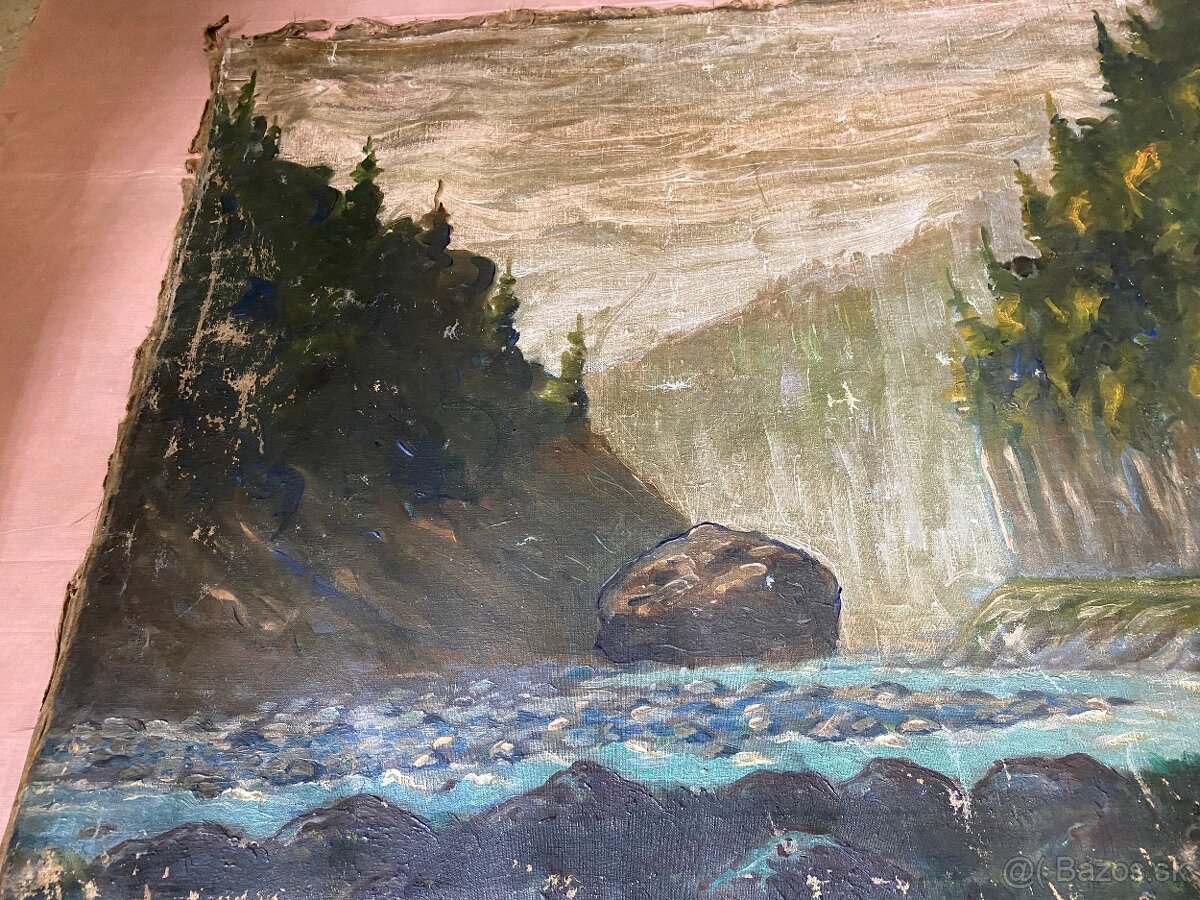 Jenen - maľba na plátne bez rámu - 5