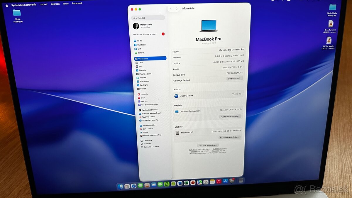 Predám/Vymením MacBook Pro 16", ročník 2019 - 5