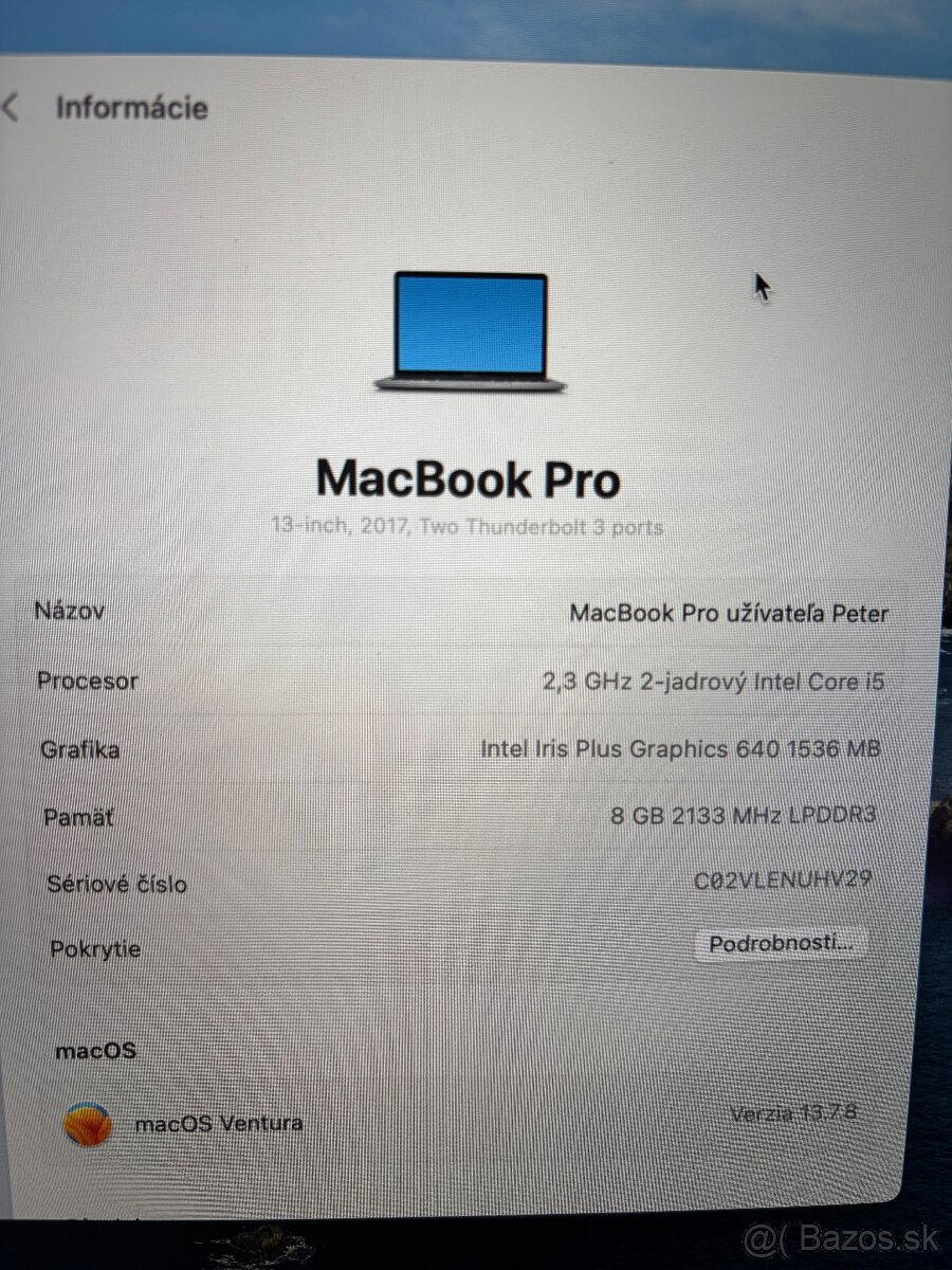 MacBook Pro 2017 - 5