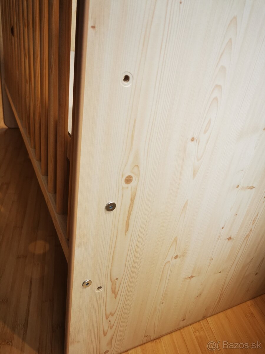 Detská postieľka s matracom, gum. poťah, perinka a vankúš... - 5