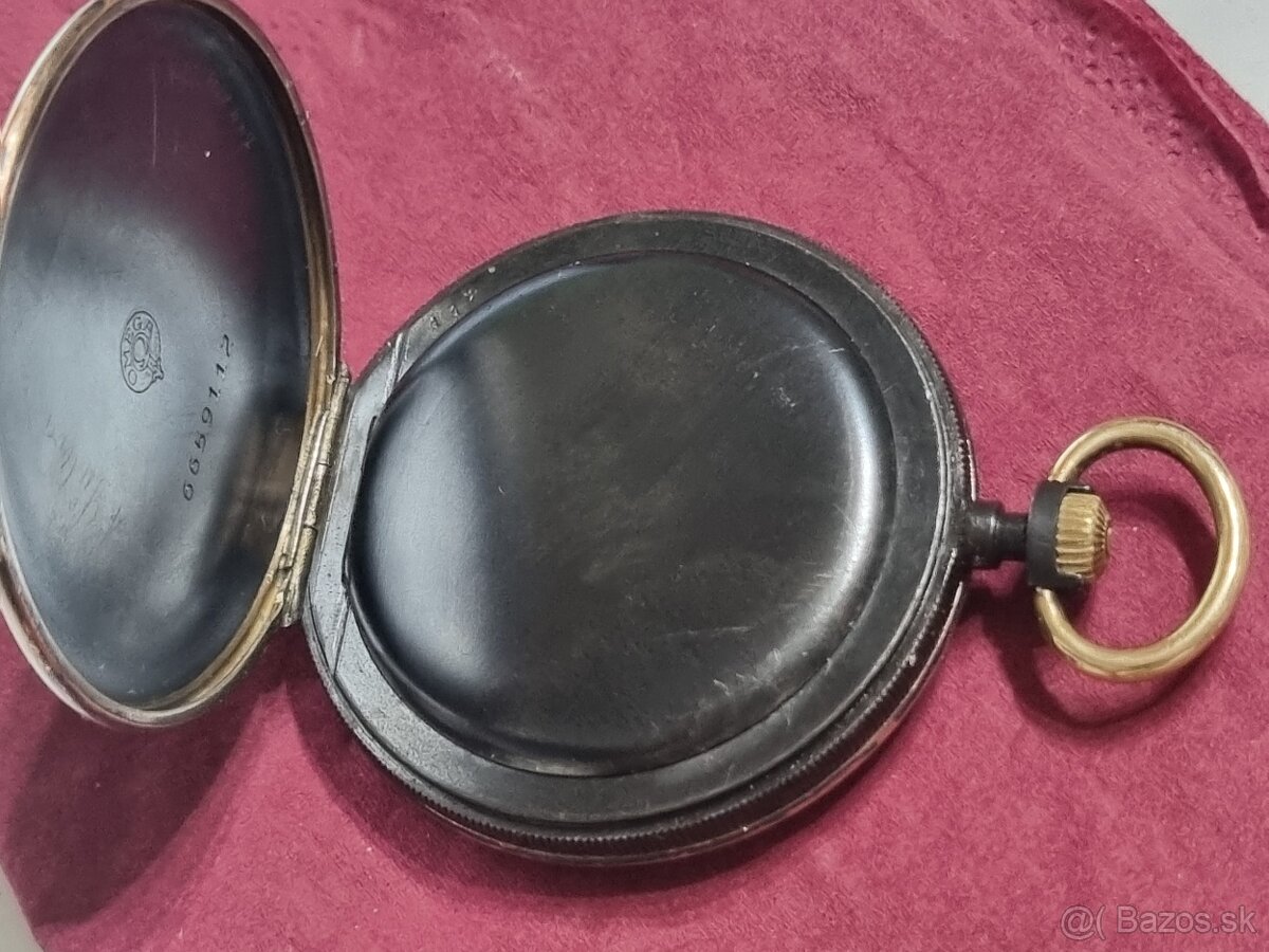 Vreckové hodinky,Omega,brunírované. - 5