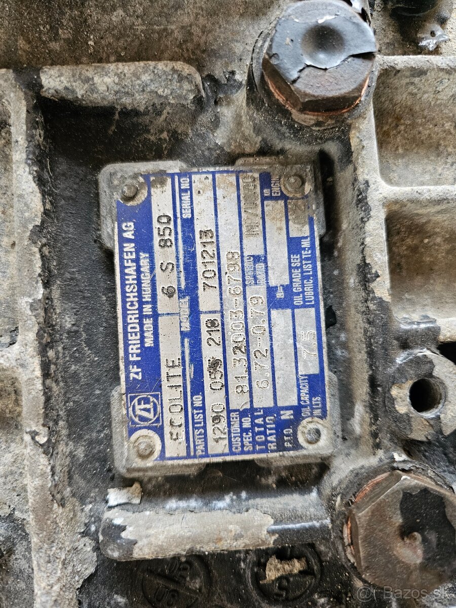 MAN prevodovka ZF 6S850 - 5