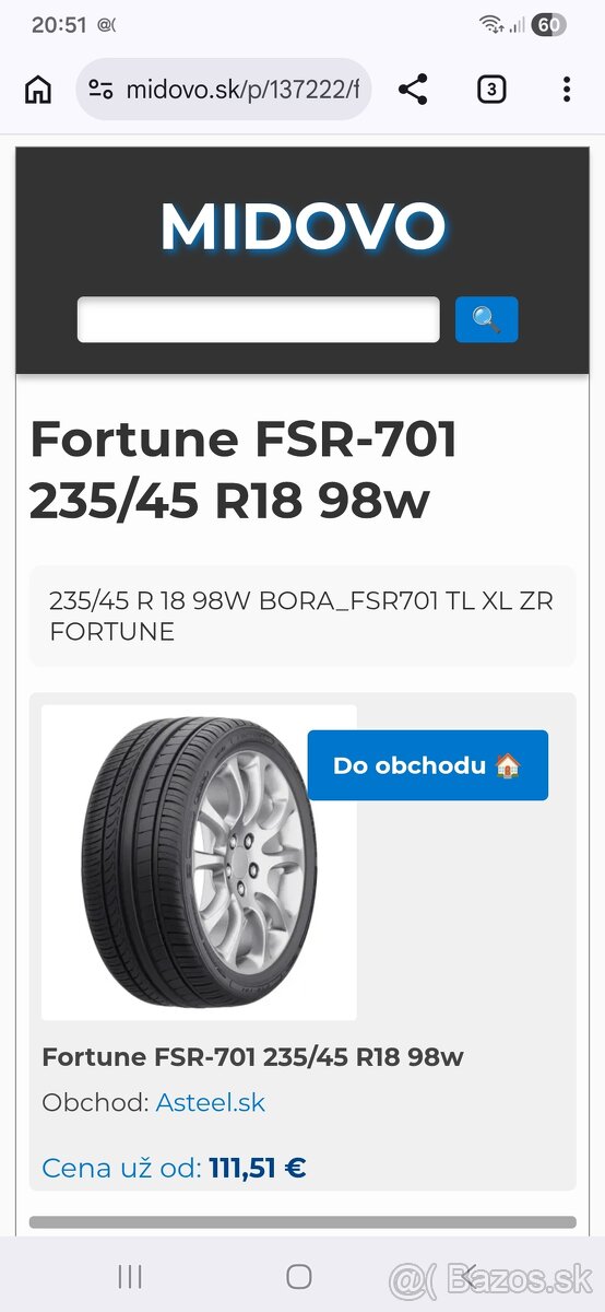 R18 235/45 letné - 5