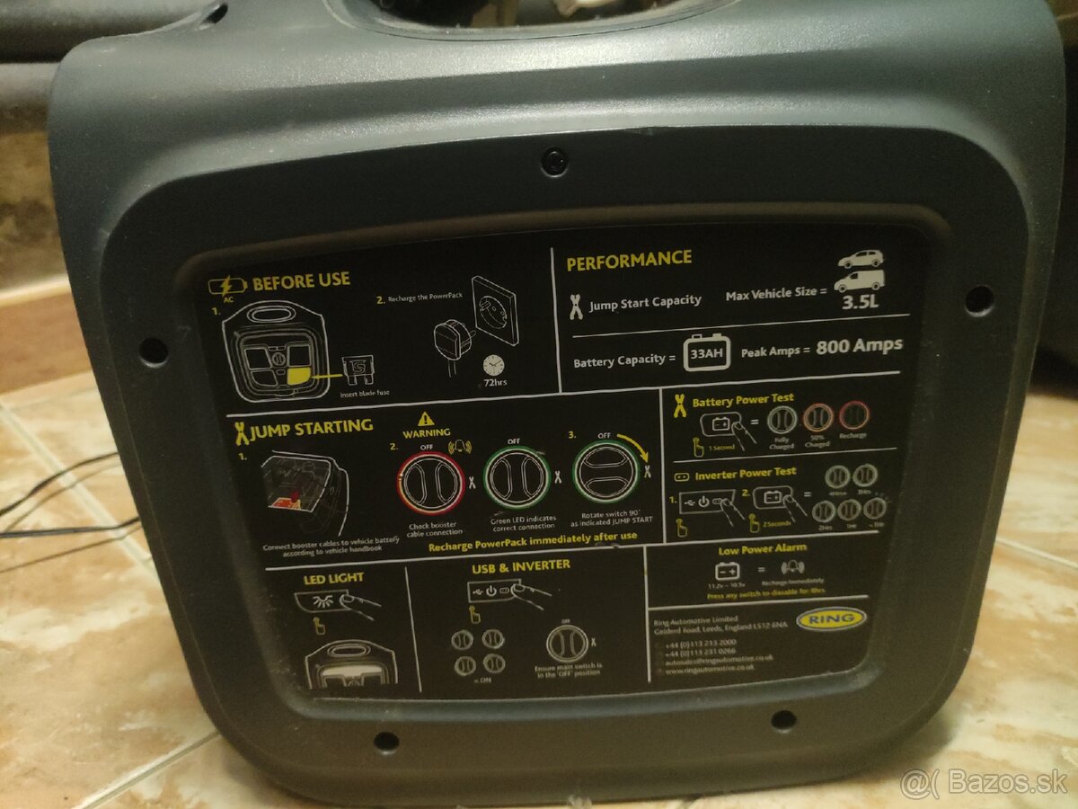 Predám Ring štartovací vozík 800A - 5