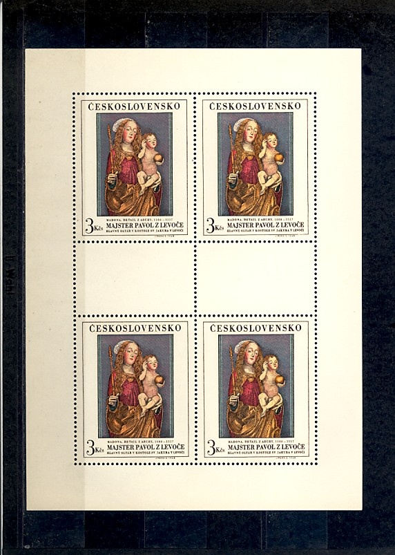 Poštové známky Československo 2 - 5