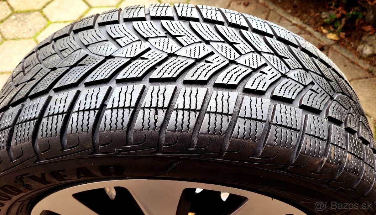 zimné kolá R17 5x108 Ford Kuga, pneu 235/55 - 5