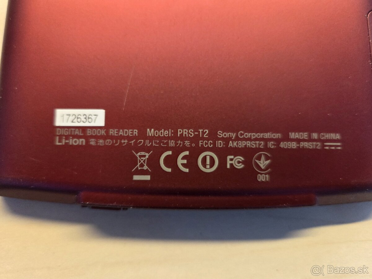 Sony PRS-T2 cervena - 5