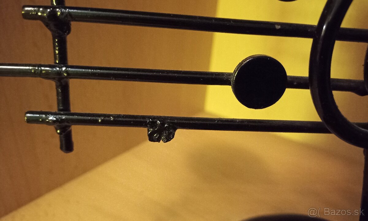 Retro kovový svietnik - 5