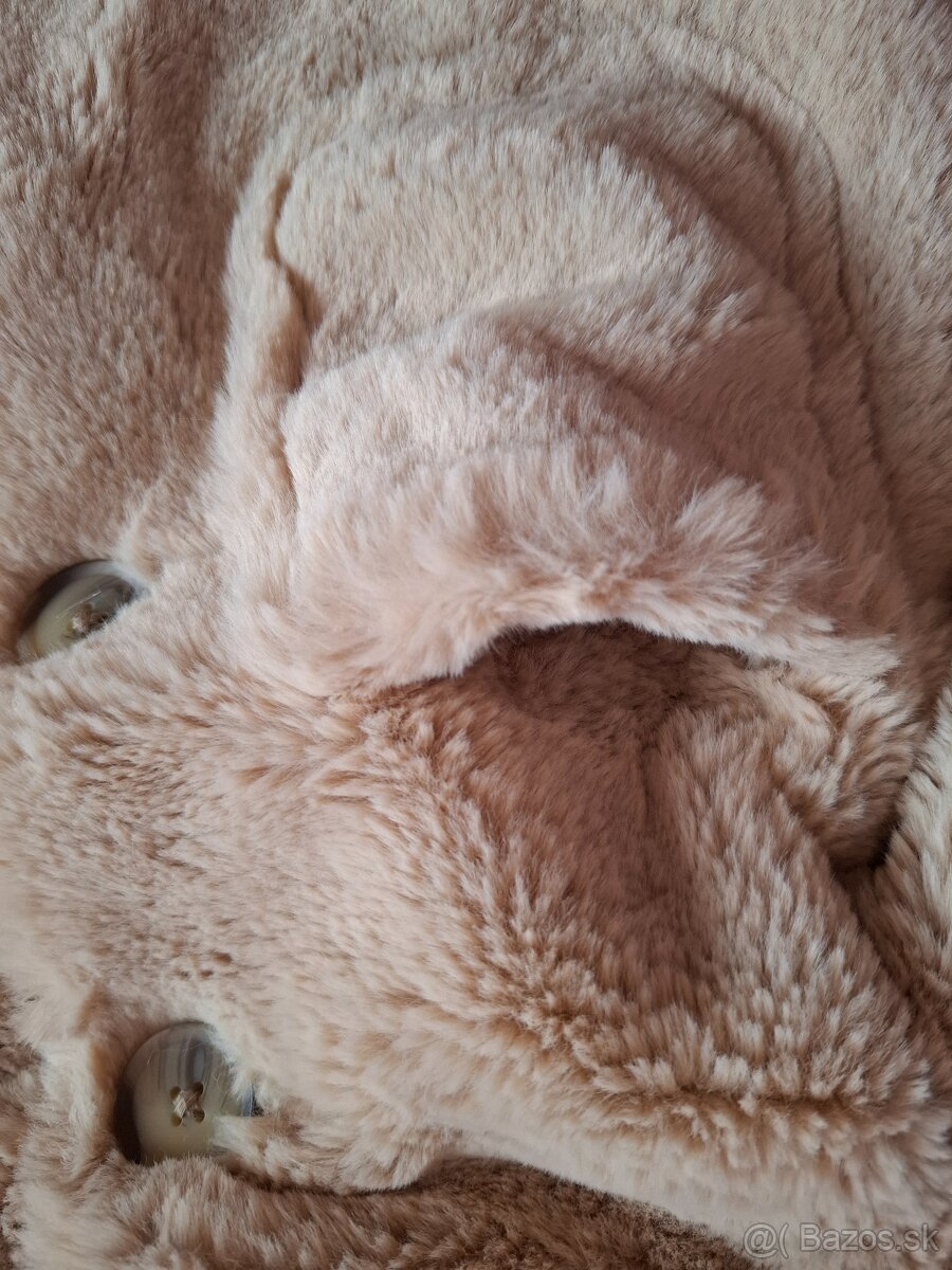 Kožušinkový kabátik F&F 12-18 mes - 5