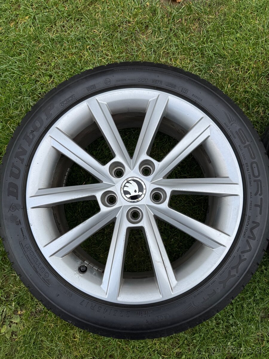 Predám originál disky Škoda R17 Teron 5x112 - 5