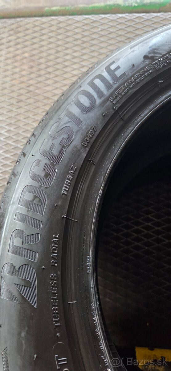 Predám 2ks.letné pneumatiky BRIGESTONE 215/55R18 95T.. - 5