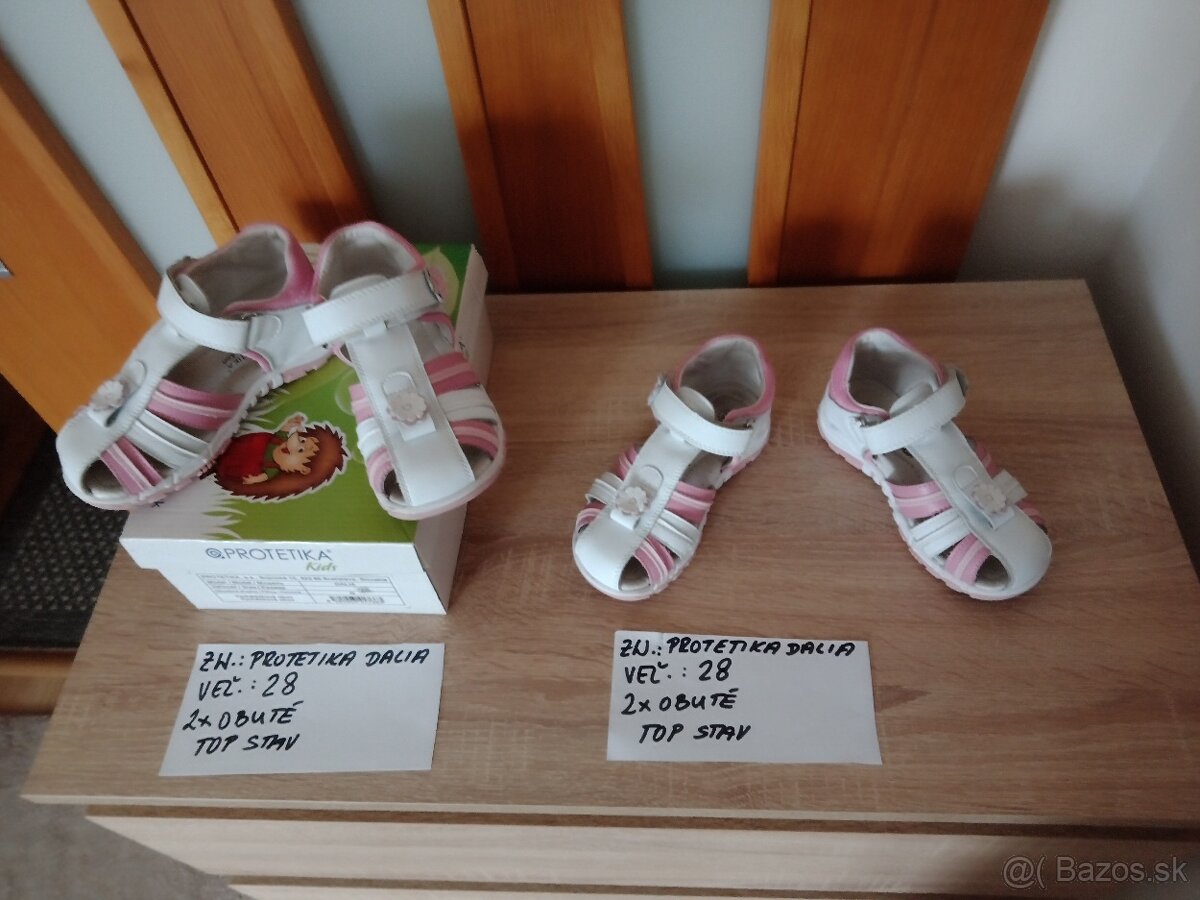 Dievčenské sandále zn.Protetika Dalia veľ.28 - 5