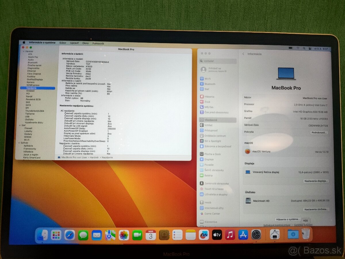 Apple MacBook Pro 15 2017 – i7 / 16GB / 512GB - 5