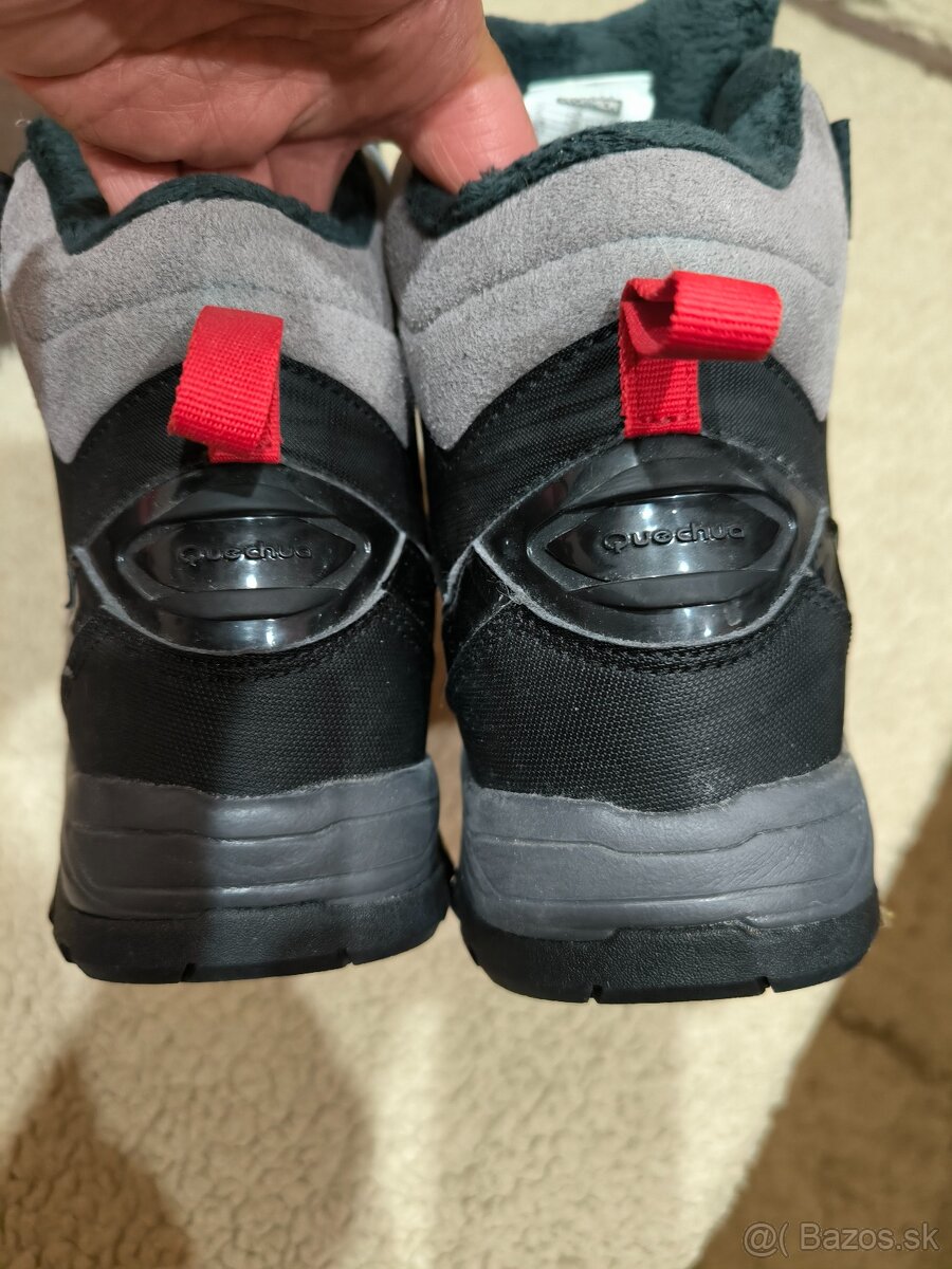 Pánske zimné nepremokavé topánky Quechua EU42 - 5