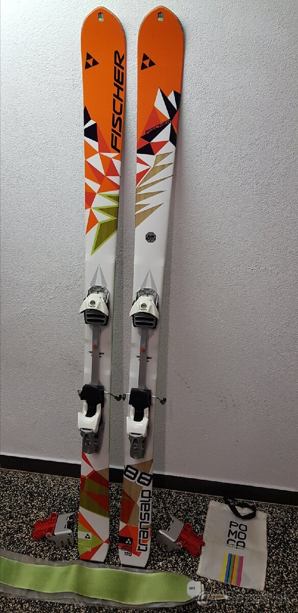 Skialp lyže s viazaním plus pásy - 5