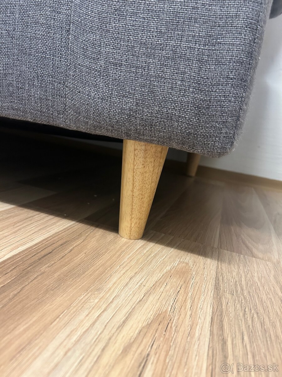 3-miestna sivá sedačka - 5