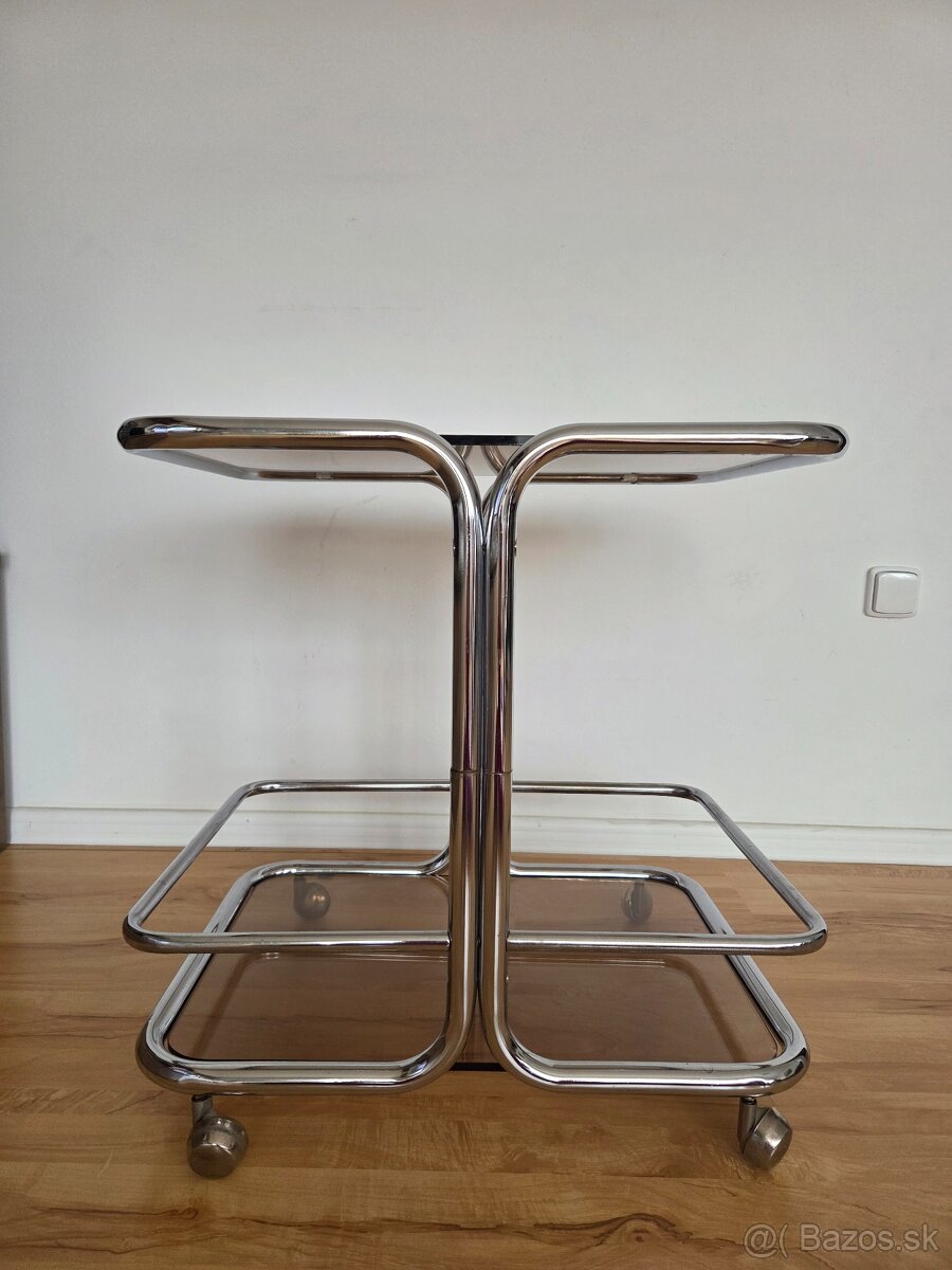 Chrómový servírovací stolík - 5
