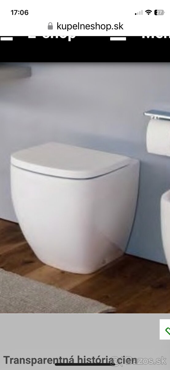 Toaleta Laufen Pro Palomba 2ks s doskou na sedenie - 5