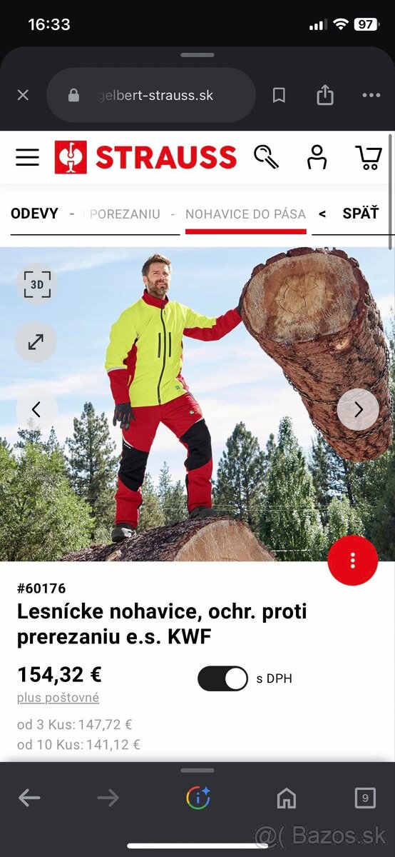 Pilčícka bunda, nohavice Strauss a topánky HAIX, NOVA PONUKA - 5