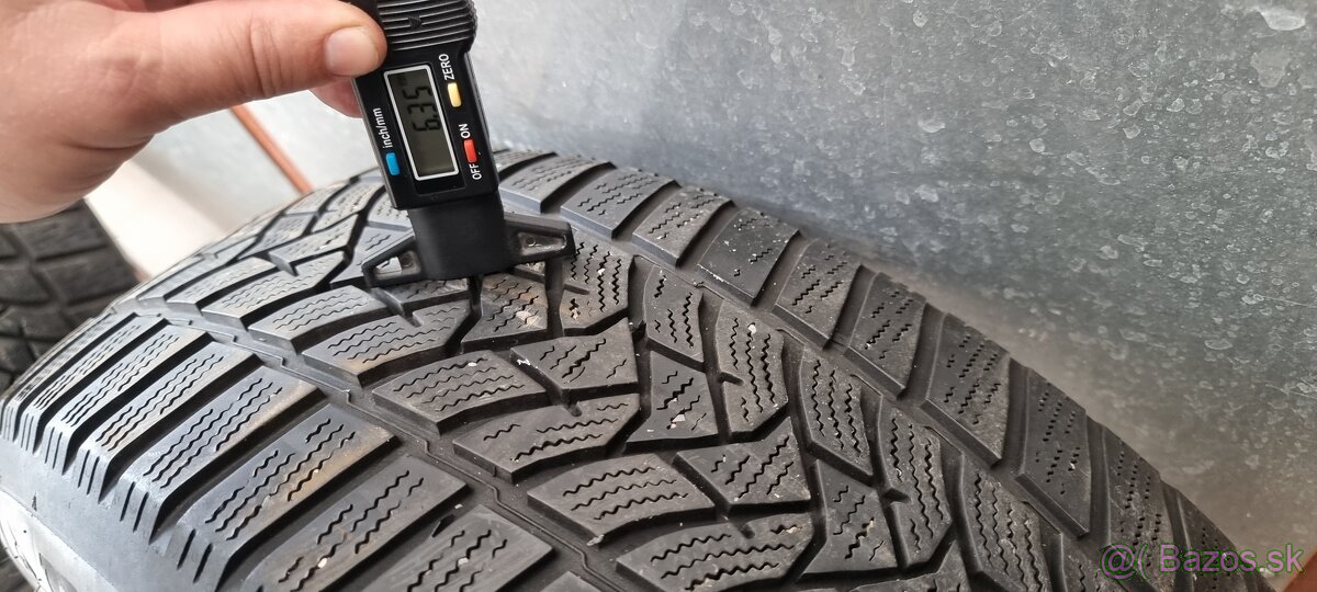 Predám zimne pneumatiky 4xDunlop WinterSport5 215/60r16 M+S - 5