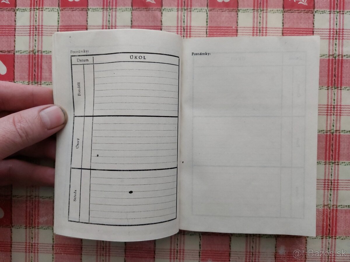 Osobný plán veliteľa – originálny vojenský zápisník ČSĽA - 5