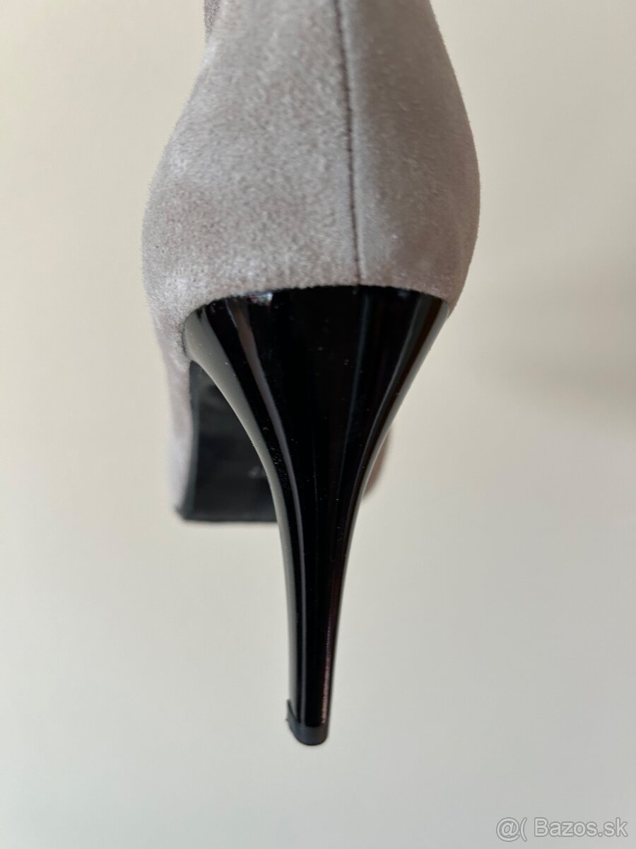 Kožené cizmy veľkosť 37 - 5