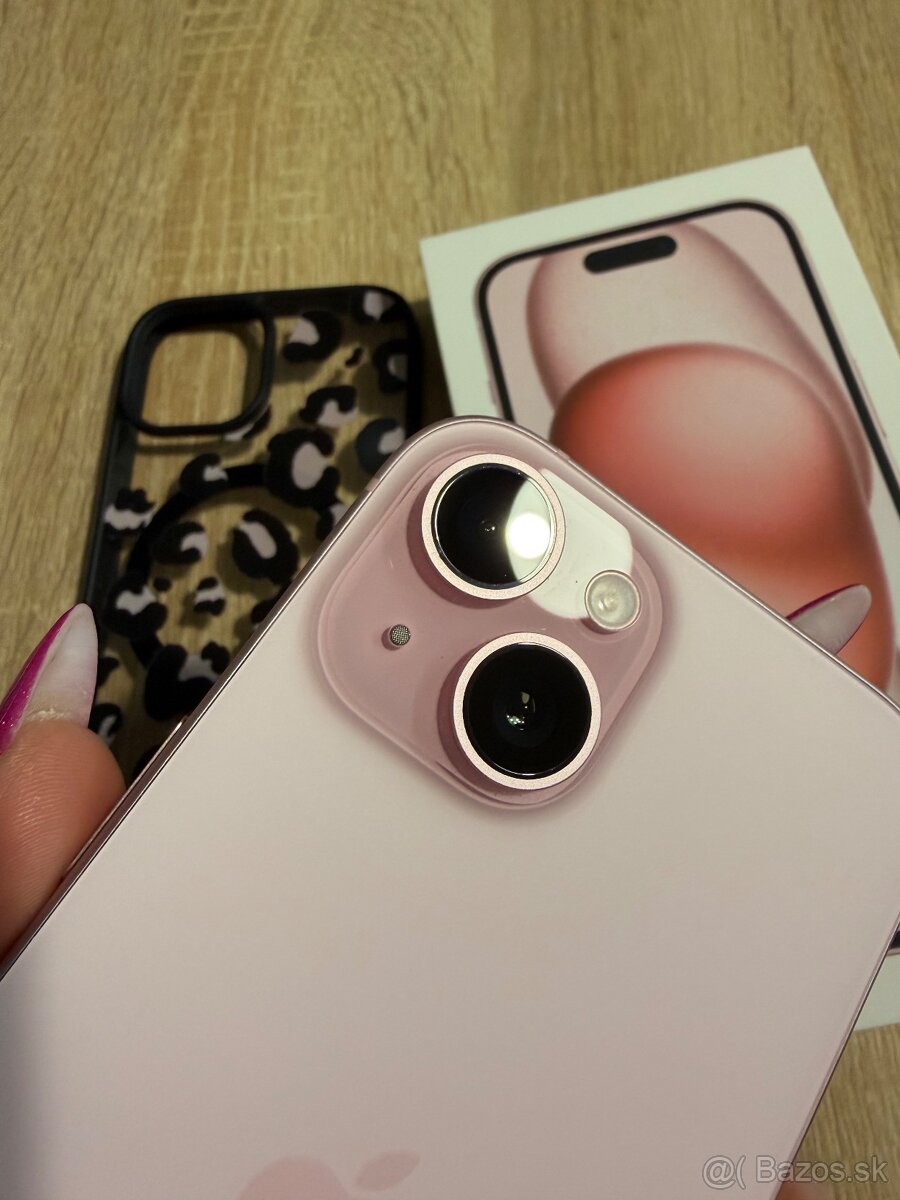 iPhone 15 128 GB ružový - 5