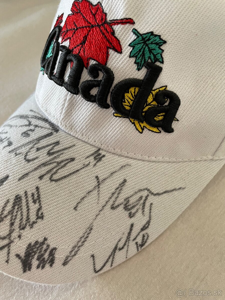 Šiltovka Canada s podpismi hráčov z MS 2019 v hokeji - 5