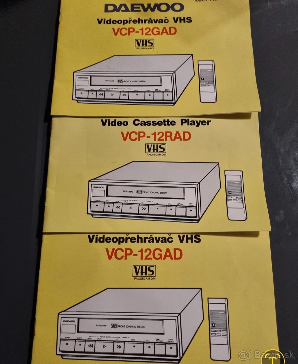 Vhs videoprehravač - 5