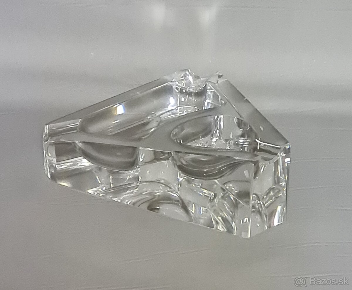 Sklenený stojan na fajku a popolník - 5