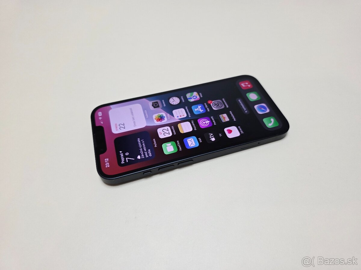 Apple iphone 13 128gb Midnight,Zdravie Baterky 100% TOP STAV - 5