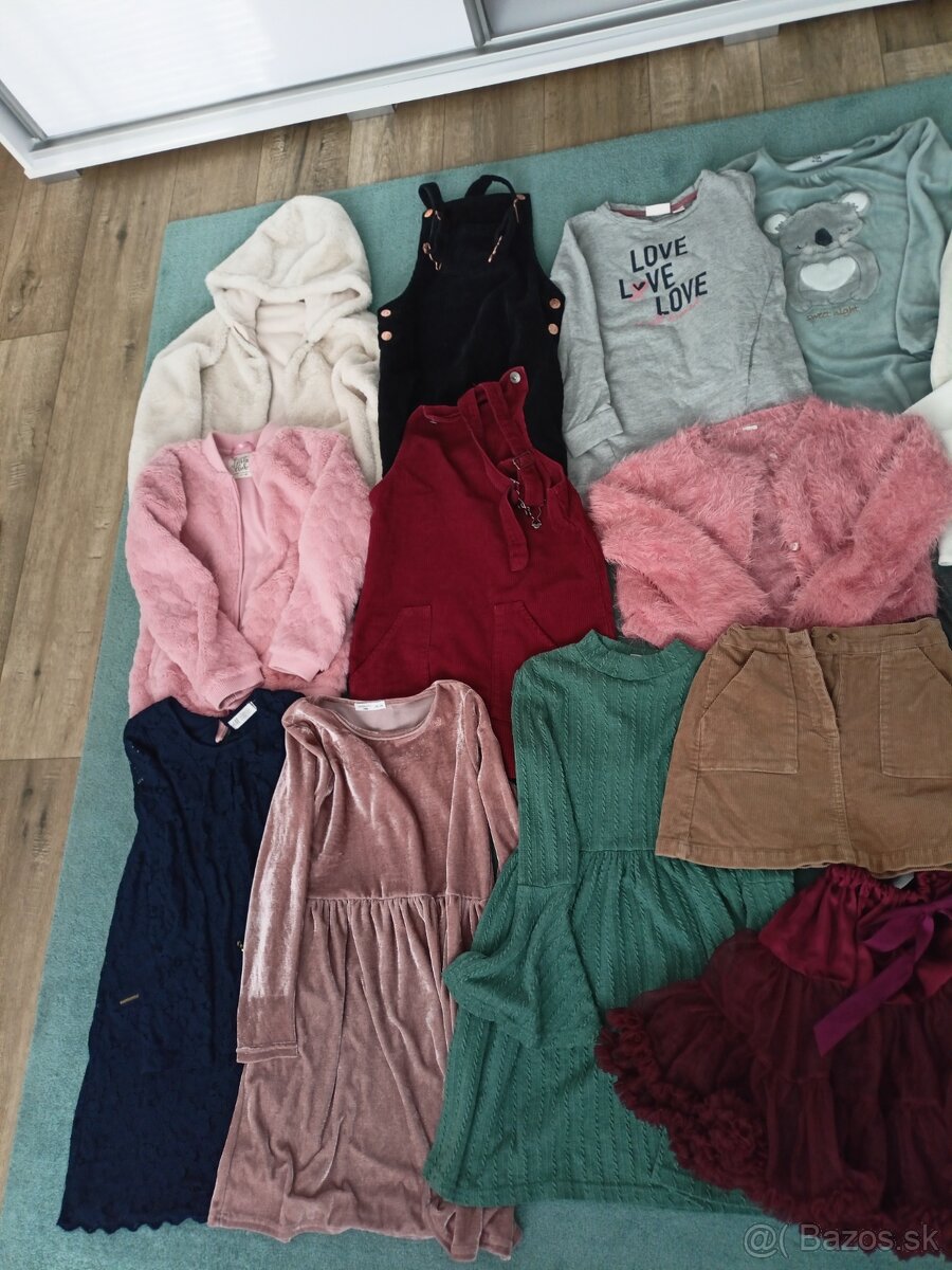 Veľký balík jesenného oblečenia 128-134 - 5