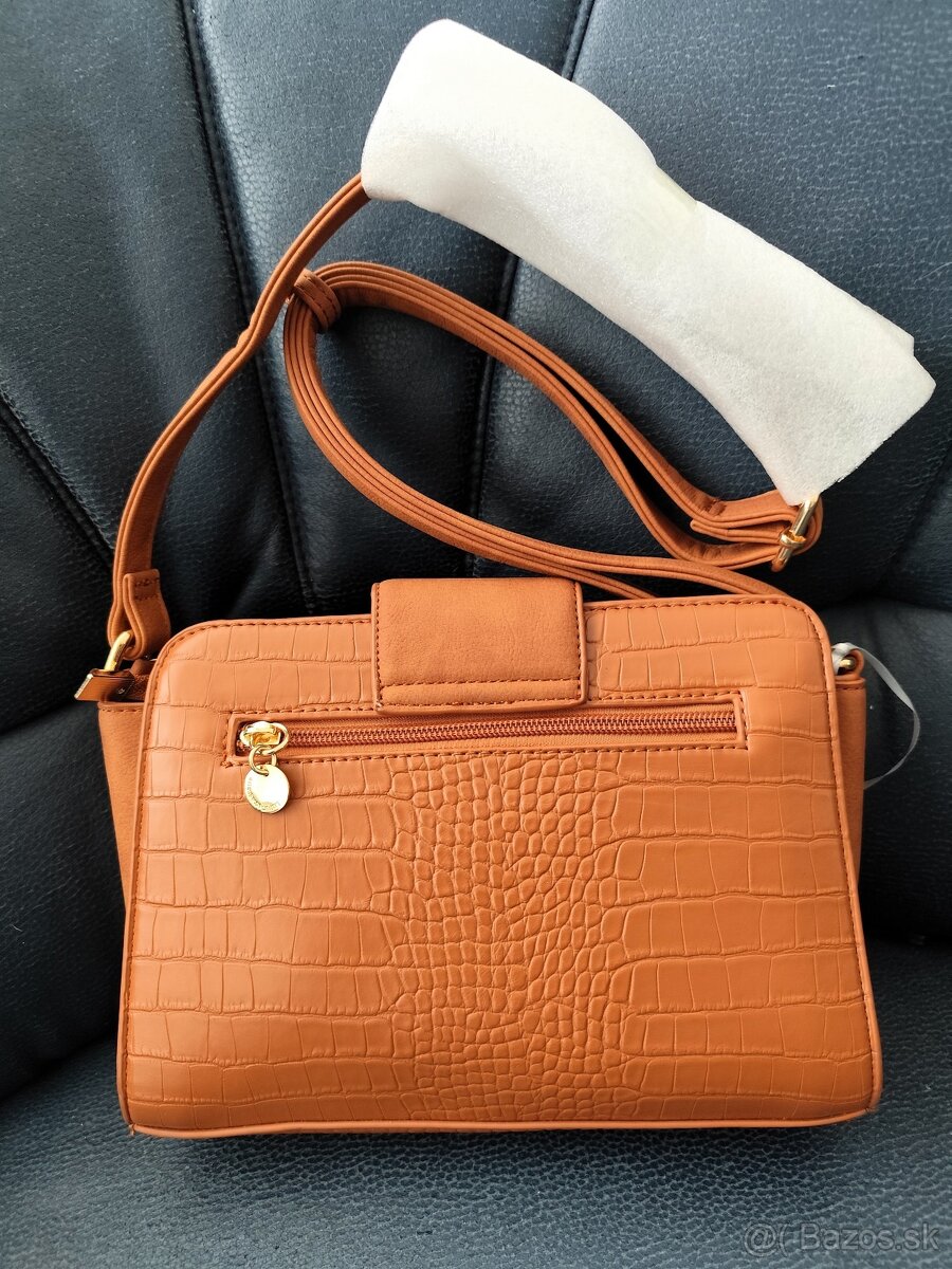 Nová módna svetlohnedá kabelka cez rameno - 5