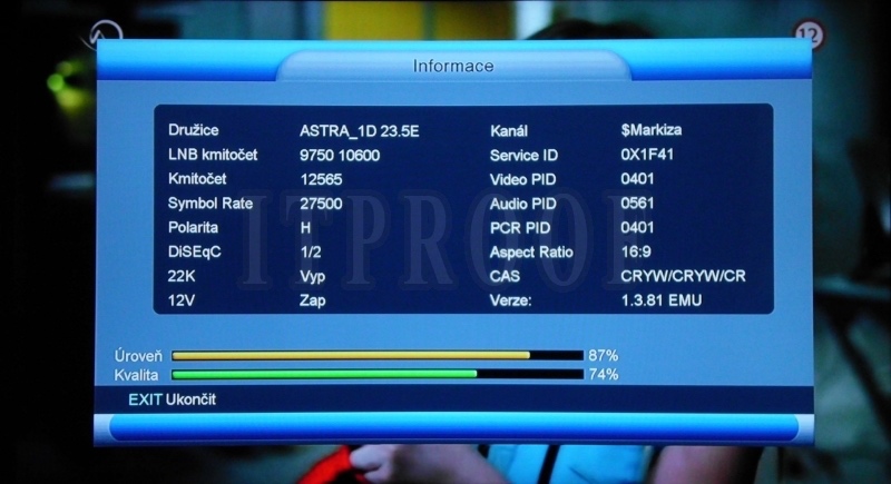 Opticum HD X402 - satelitny HD prijimac - 5