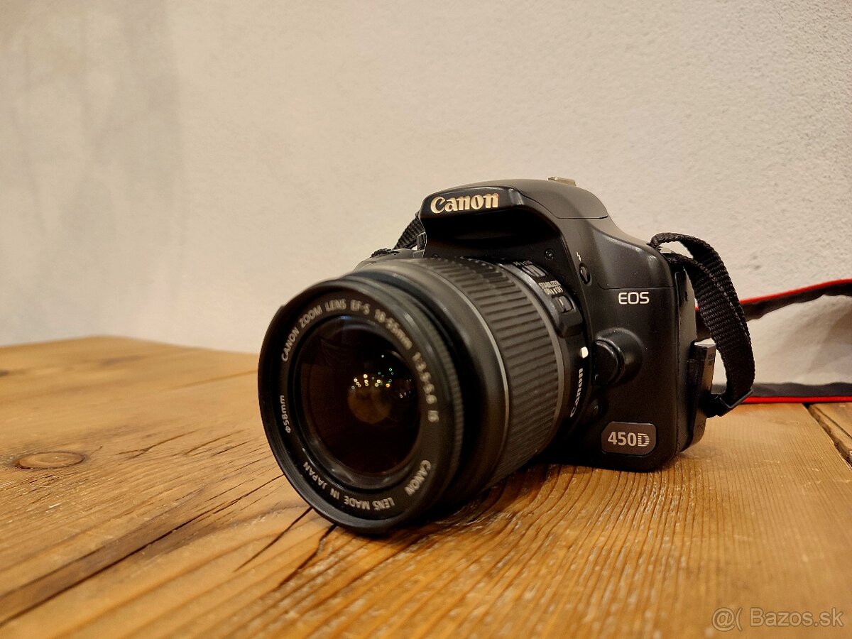 Canon eos 450D + objektív 18-55 mm - 5