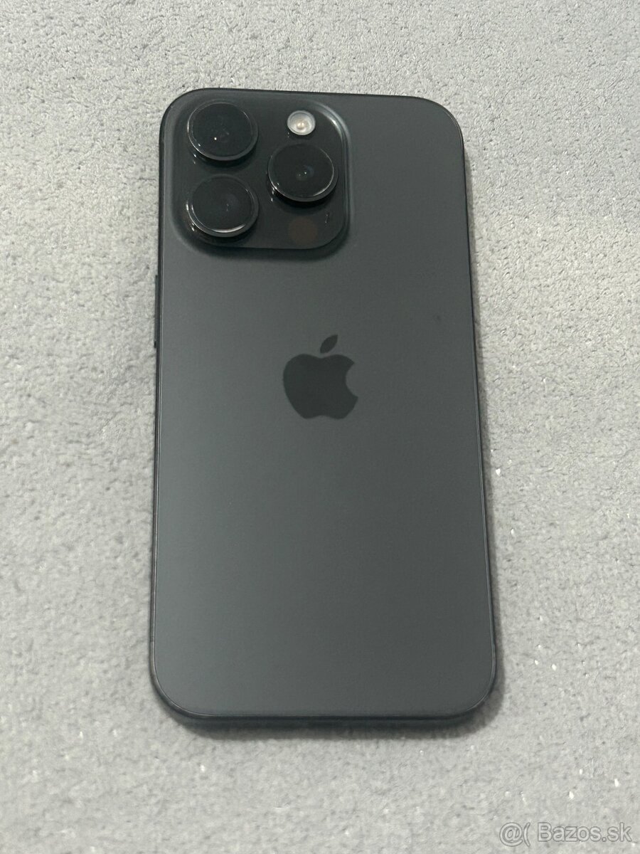 Predám Apple iphone 15 PRO 128GB Black Titanium - 5